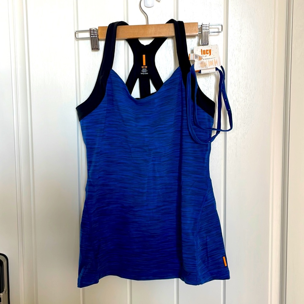 LUCY (lucy.com) Racerback tank top with match headbands